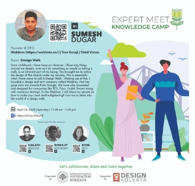 Original expert meet knowledge camp announcement featuring Sumesh Dugar